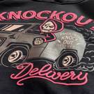 PRIDE OR DIE Knockout delivery hoodie -black